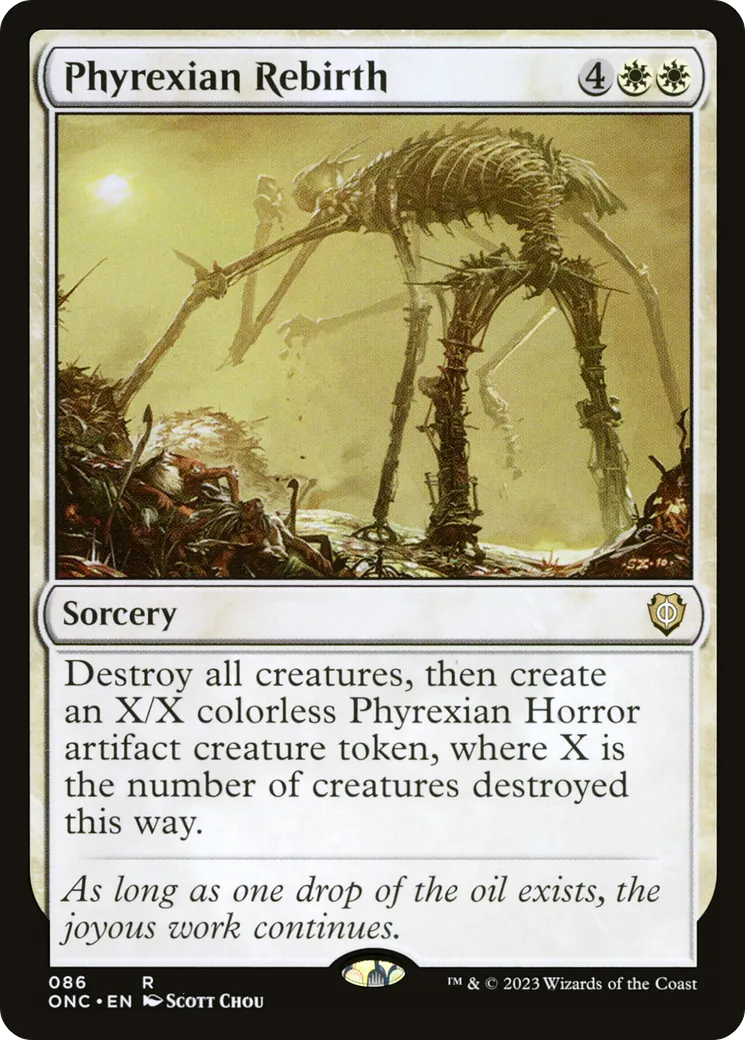 Phyrexian Rebirth — Phyrexia: All Will Be One Commander — Magic: The Gathering
