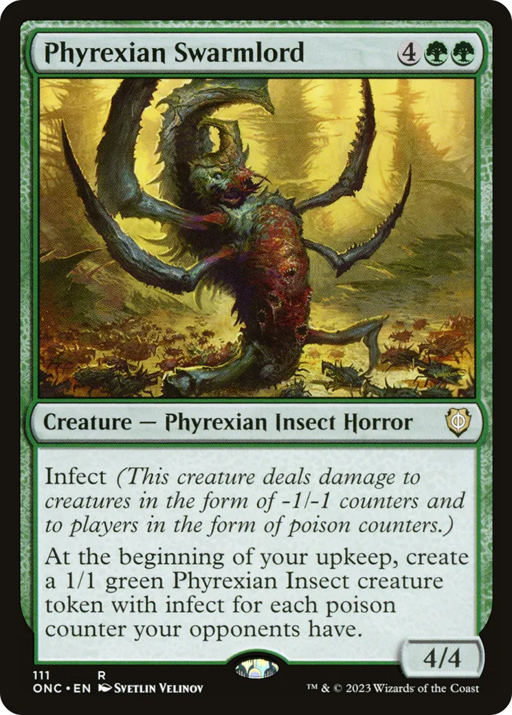 Phyrexian Swarmlord — Phyrexia: All Will Be One Commander — Magic: The Gathering