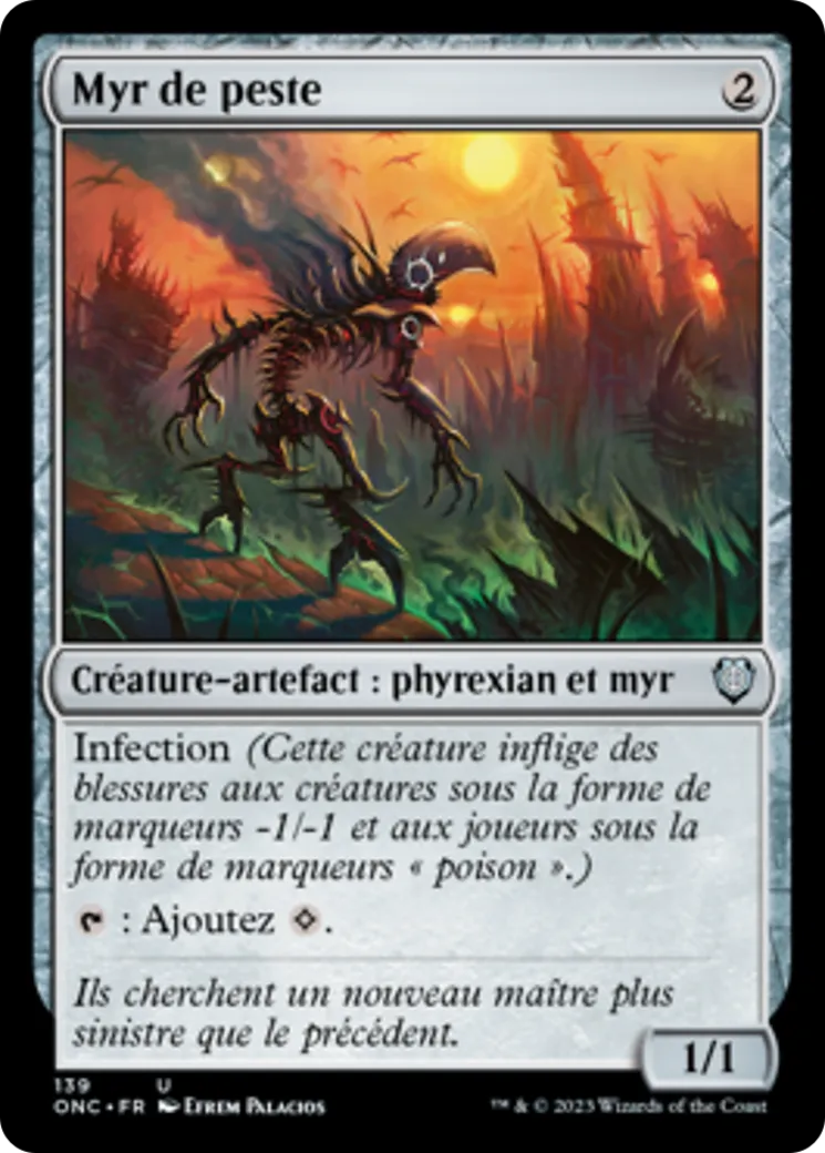 Myr de peste — Phyrexia: All Will Be One Commander — Magic: The Gathering