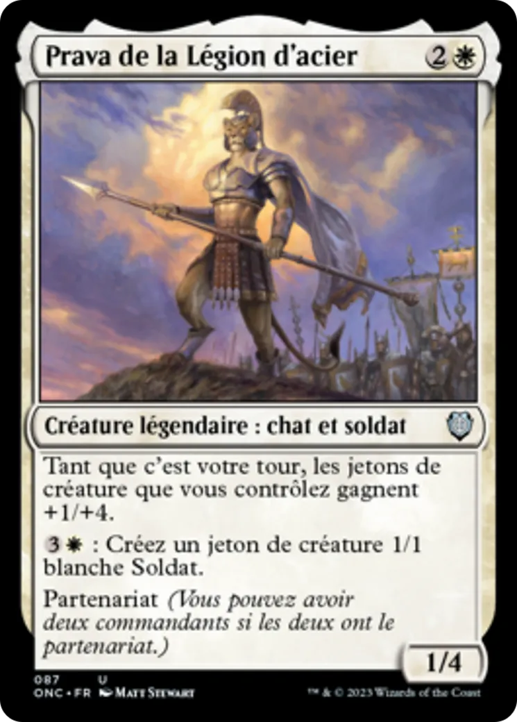 Prava de la Légion d'acier — Phyrexia: All Will Be One Commander — Magic: The Gathering