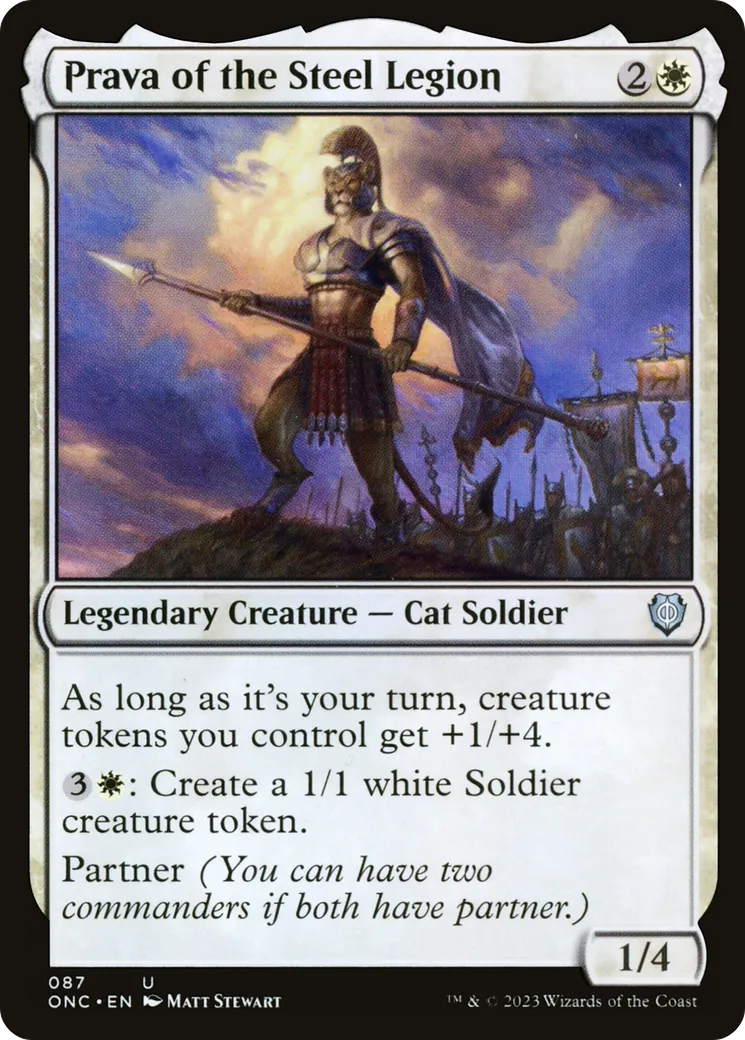 Prava of the Steel Legion — Phyrexia: All Will Be One Commander — Magic: The Gathering