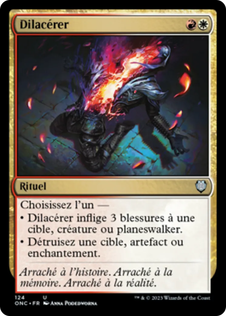 Dilacérer — Phyrexia: All Will Be One Commander — Magic: The Gathering