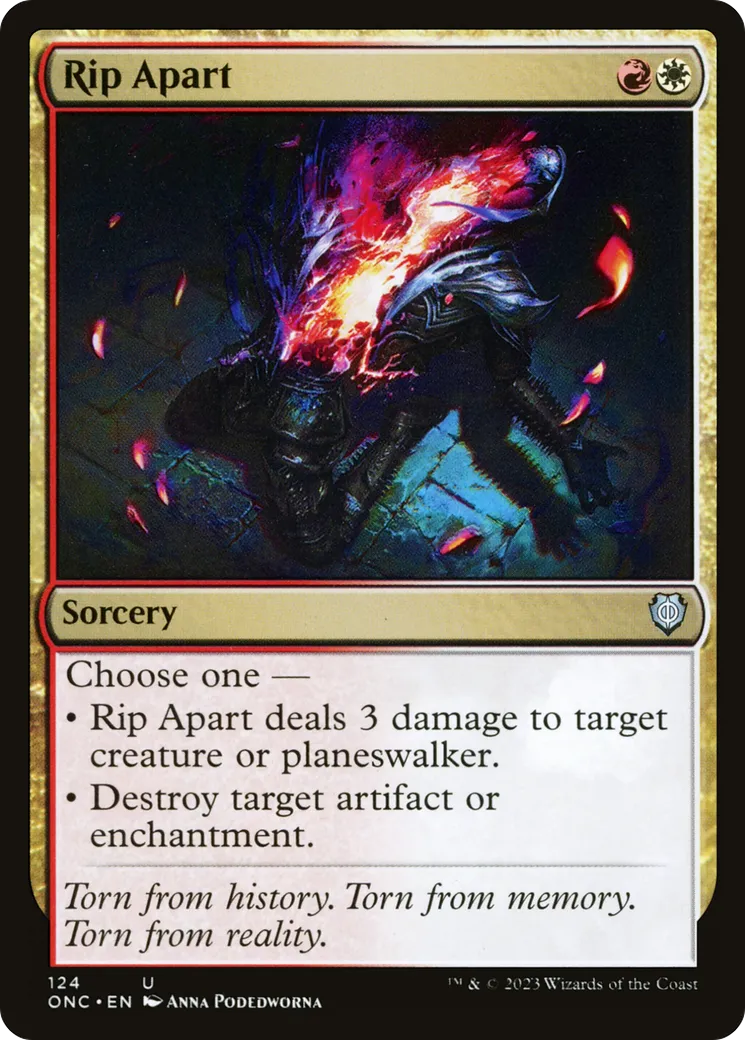Rip Apart — Phyrexia: All Will Be One Commander — Magic: The Gathering
