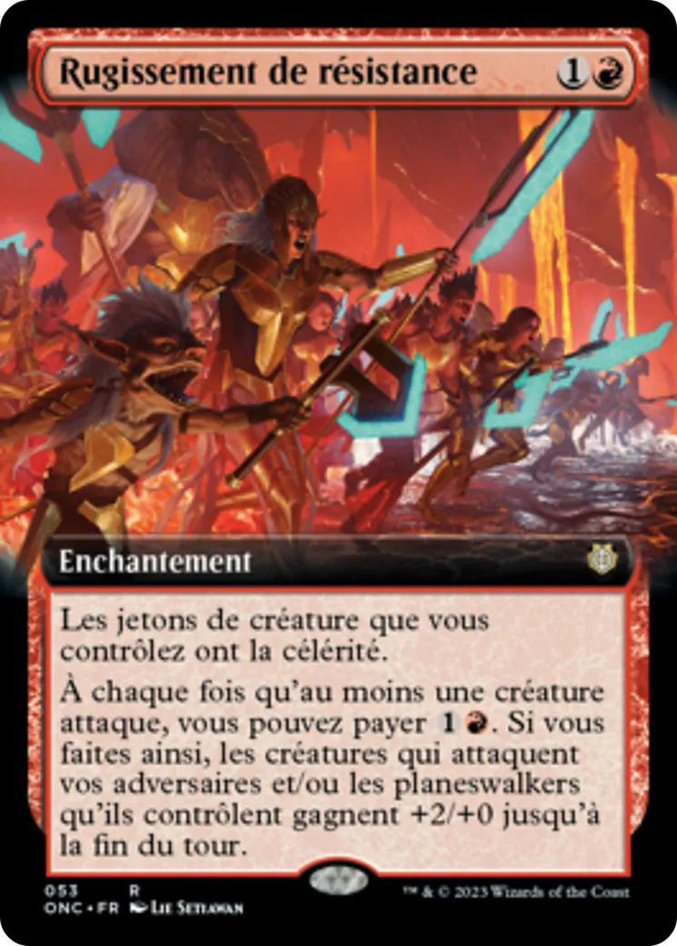 Rugissement de résistance — Phyrexia: All Will Be One Commander — Magic: The Gathering