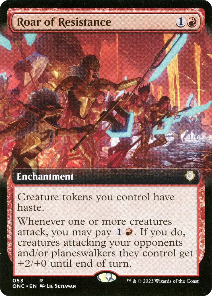 Roar of Resistance — Phyrexia: All Will Be One Commander — Magic: The Gathering