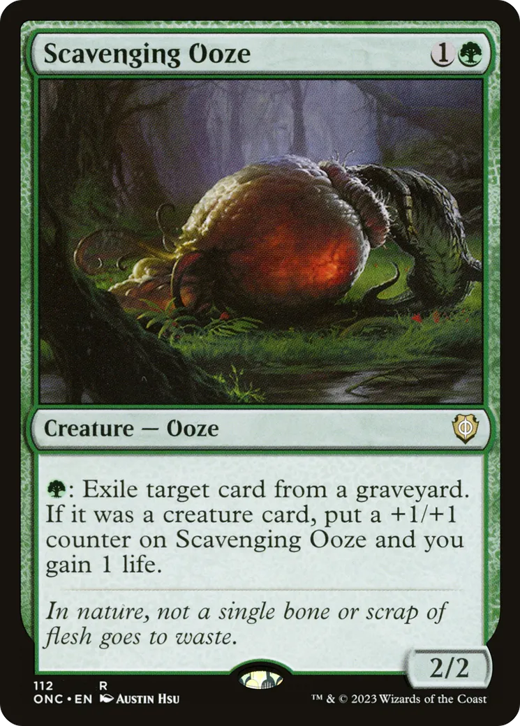 Scavenging Ooze — Phyrexia: All Will Be One Commander — Magic: The Gathering