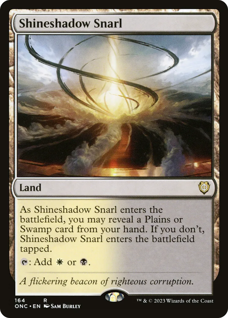 Shineshadow Snarl — Phyrexia: All Will Be One Commander — Magic: The Gathering