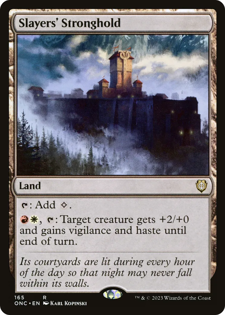 Slayers' Stronghold — Phyrexia: All Will Be One Commander — Magic: The Gathering