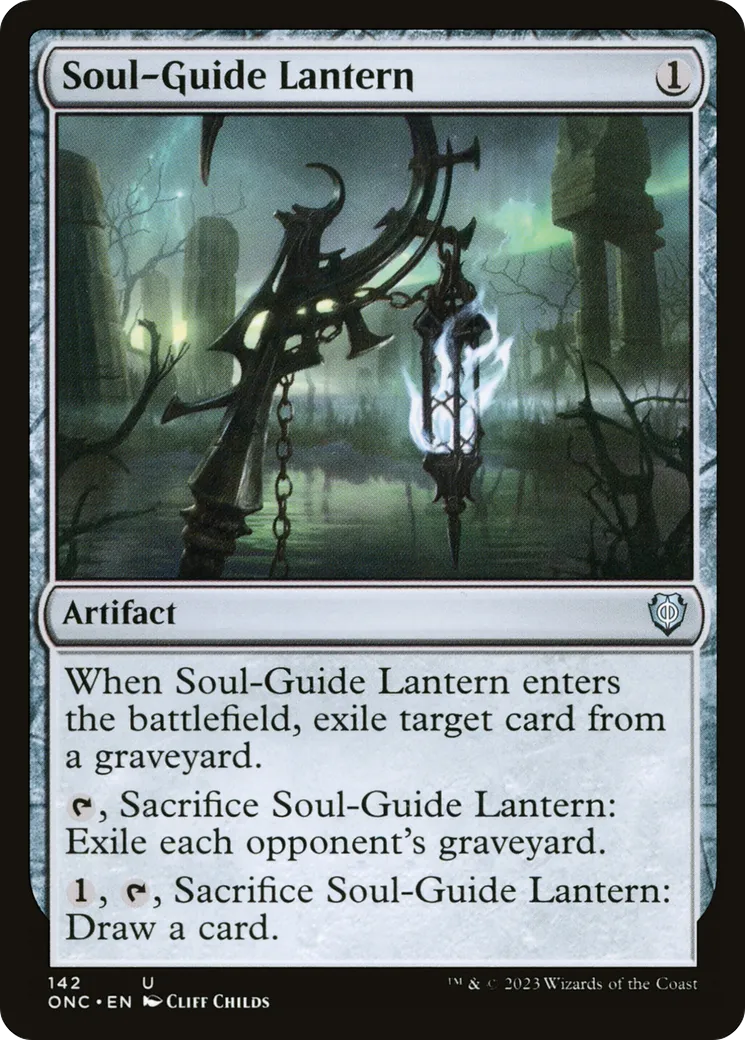 Soul-Guide Lantern — Phyrexia: All Will Be One Commander — Magic: The Gathering