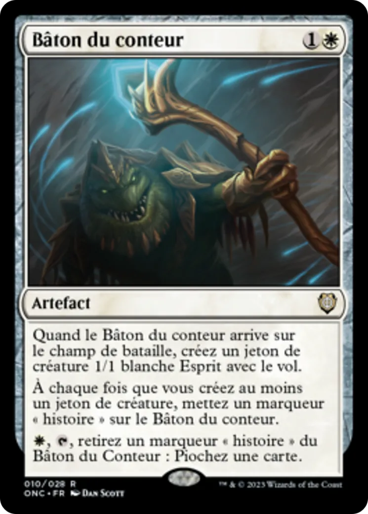 Bâton du conteur — Phyrexia: All Will Be One Commander — Magic: The Gathering