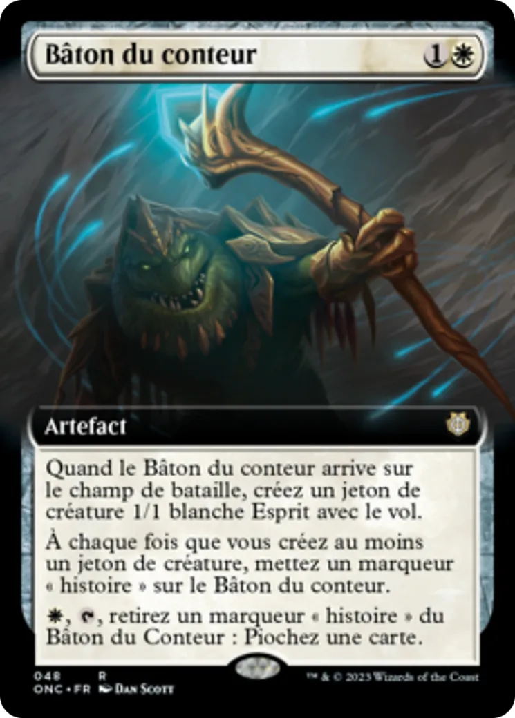 Bâton du conteur — Phyrexia: All Will Be One Commander — Magic: The Gathering
