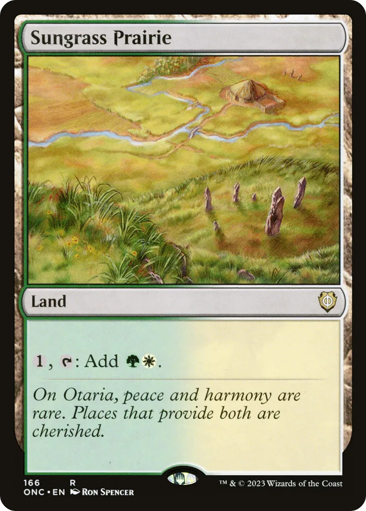 Sungrass Prairie — Phyrexia: All Will Be One Commander — Magic: The Gathering