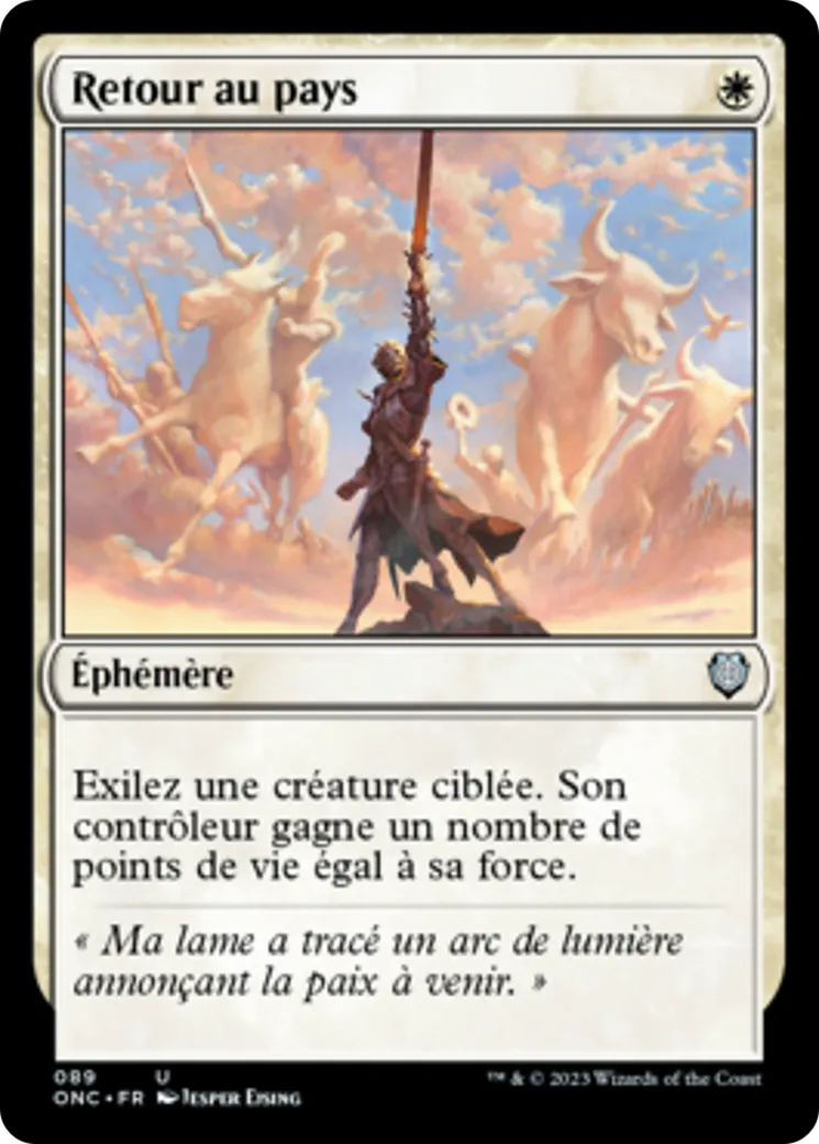 Retour au pays — Phyrexia: All Will Be One Commander — Magic: The Gathering