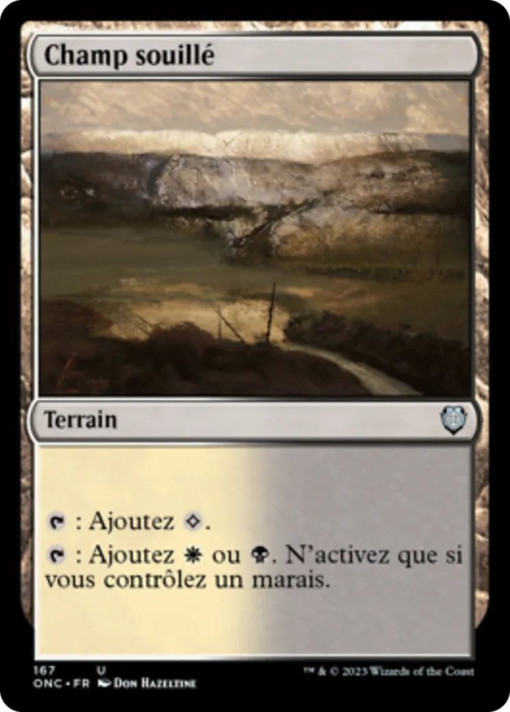 Champ souillé — Phyrexia: All Will Be One Commander — Magic: The Gathering