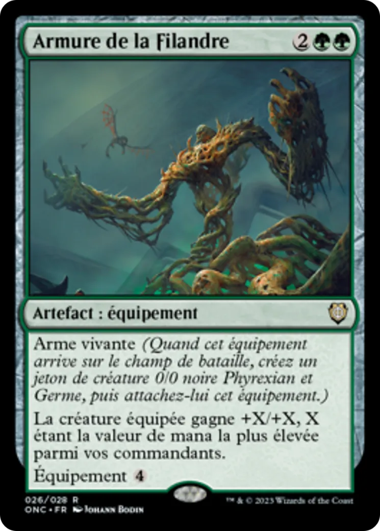 Armure de la Filandre — Phyrexia: All Will Be One Commander — Magic: The Gathering