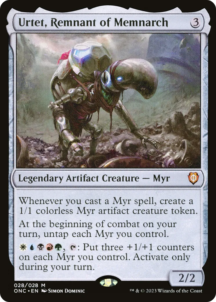 Urtet, Remnant of Memnarch — Phyrexia: All Will Be One Commander — Magic: The Gathering