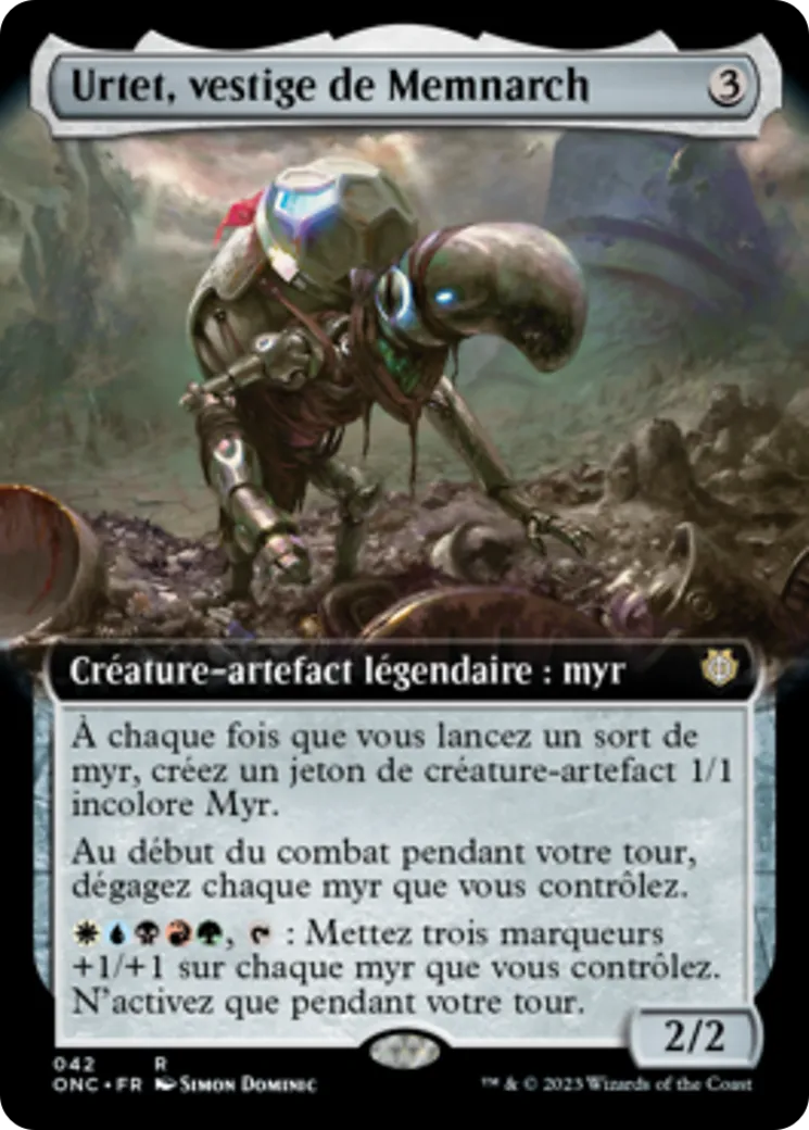 Urtet, vestige de Memnarch — Phyrexia: All Will Be One Commander — Magic: The Gathering