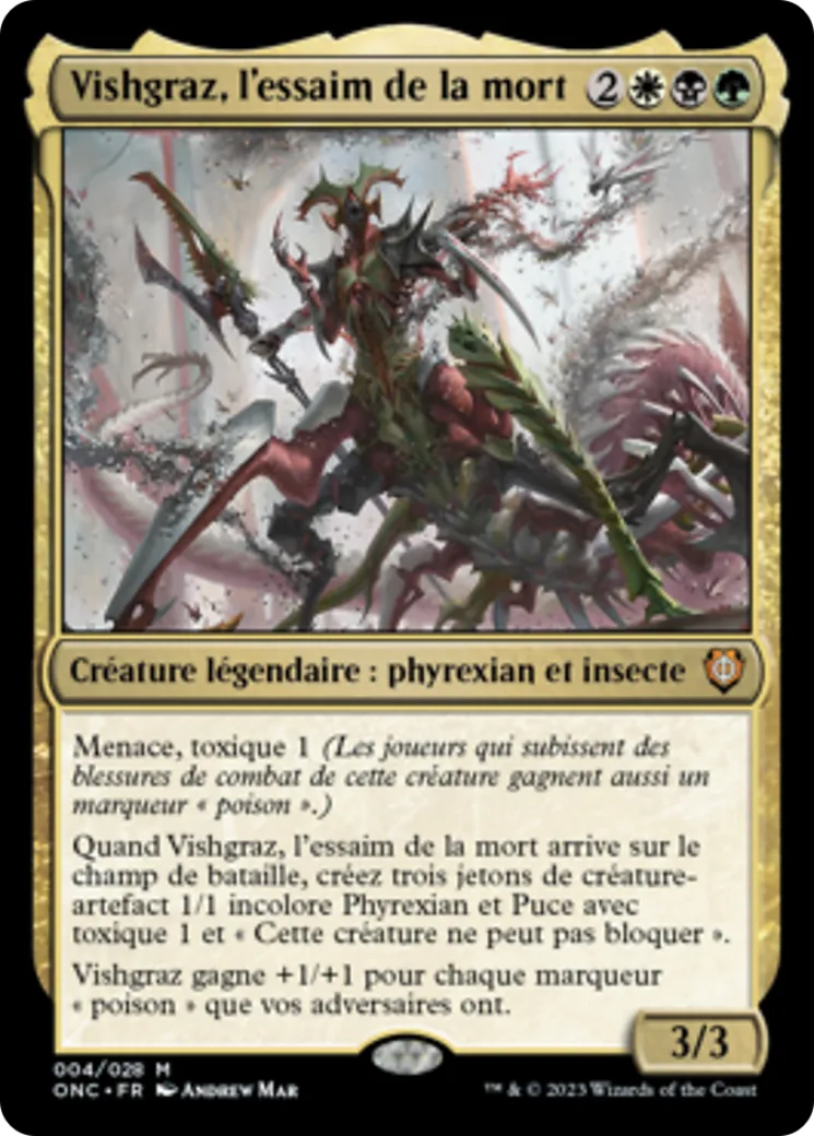 Vishgraz, l'essaim de la mort — Phyrexia: All Will Be One Commander — Magic: The Gathering