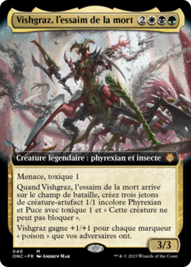 Vishgraz, l'essaim de la mort — Phyrexia: All Will Be One Commander — Magic: The Gathering