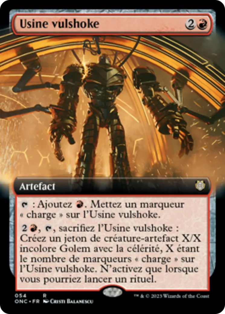 Usine vulshoke — Phyrexia: All Will Be One Commander — Magic: The Gathering
