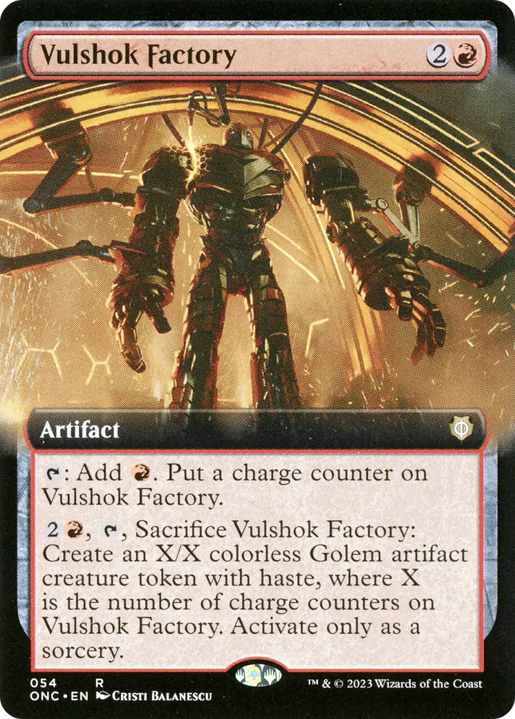 Usine vulshoke — Phyrexia: All Will Be One Commander — Magic: The Gathering