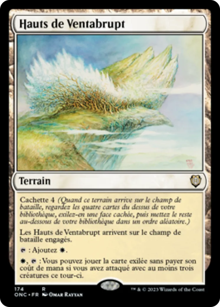 Hauts de Ventabrupt — Phyrexia: All Will Be One Commander — Magic: The Gathering