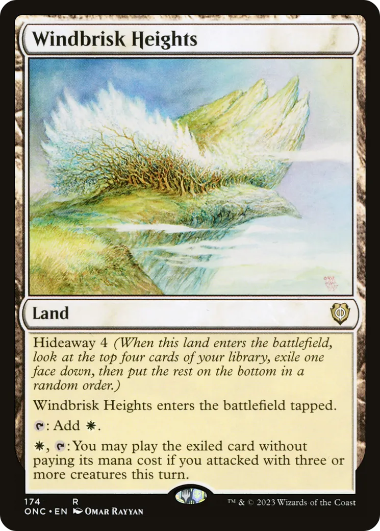 Windbrisk Heights — Phyrexia: All Will Be One Commander — Magic: The Gathering