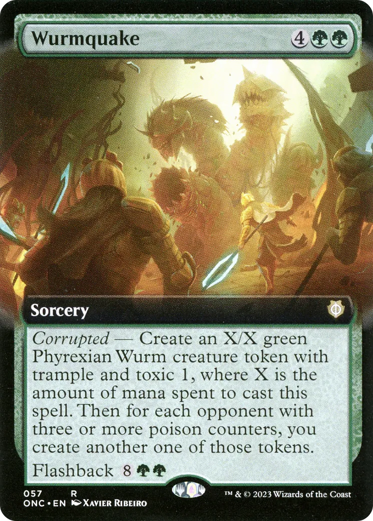 Wurmquake — Phyrexia: All Will Be One Commander — Magic: The Gathering