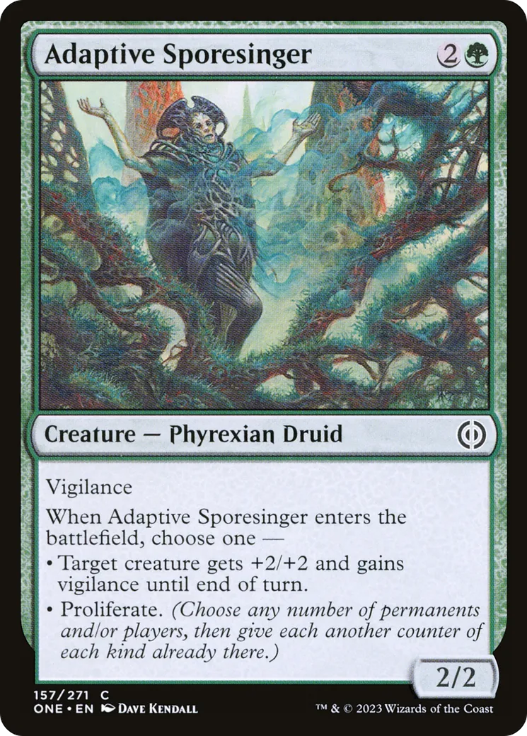 Chantespore évolutive — Phyrexia: All Will Be One — Magic: The Gathering
