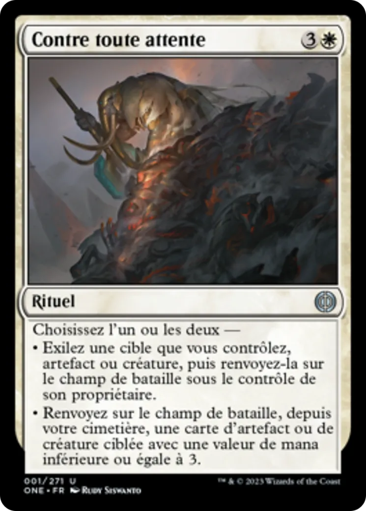 Contre toute attente — Phyrexia: All Will Be One — Magic: The Gathering