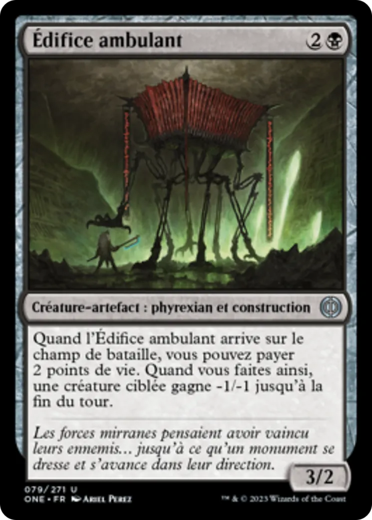 Édifice ambulant — Phyrexia: All Will Be One — Magic: The Gathering