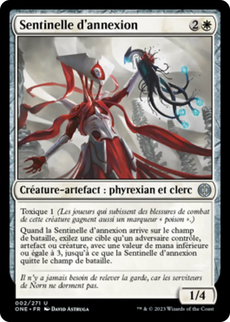 Sentinelle d'annexion — Phyrexia: All Will Be One — Magic: The Gathering