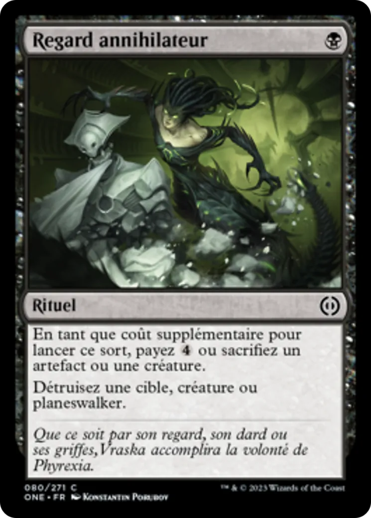 Regard annihilateur — Phyrexia: All Will Be One — Magic: The Gathering