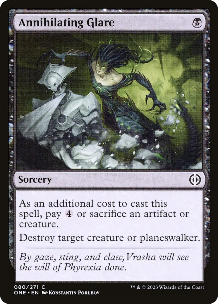 Regard annihilateur — Phyrexia: All Will Be One — Magic: The Gathering