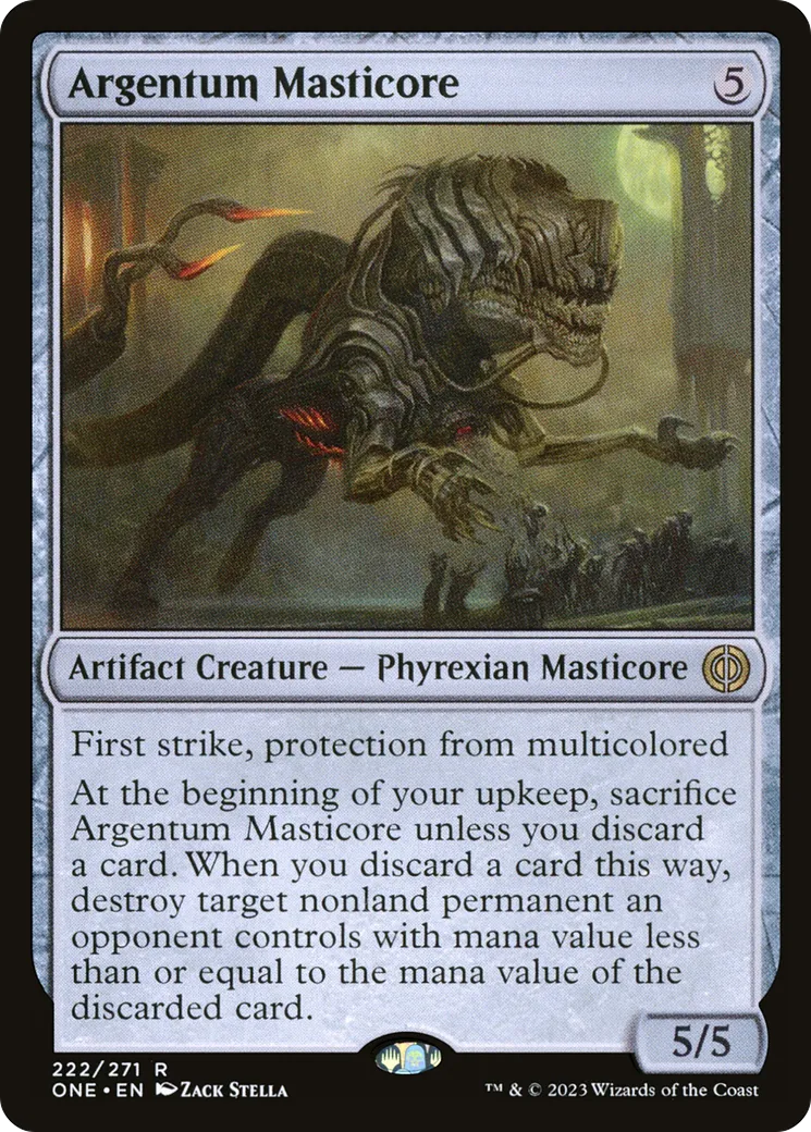 Argentum Masticore — Phyrexia: All Will Be One — Magic: The Gathering
