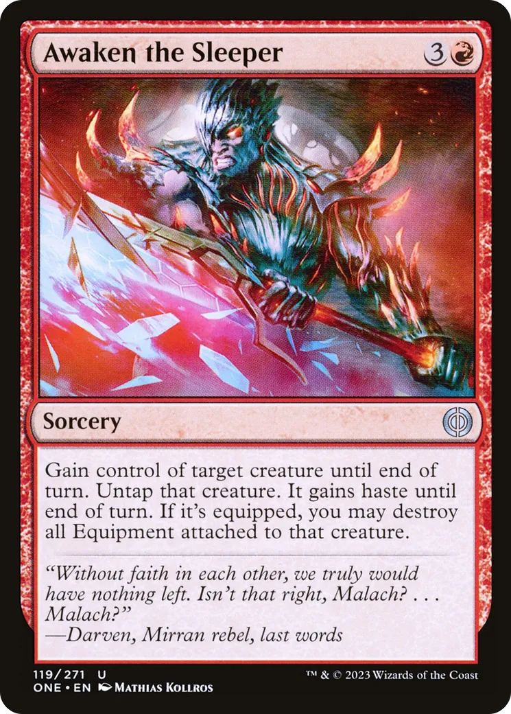 Éveil du dormeur — Phyrexia: All Will Be One — Magic: The Gathering