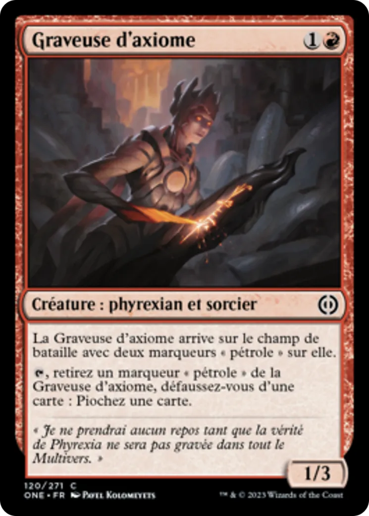 Graveuse d'axiome — Phyrexia: All Will Be One — Magic: The Gathering