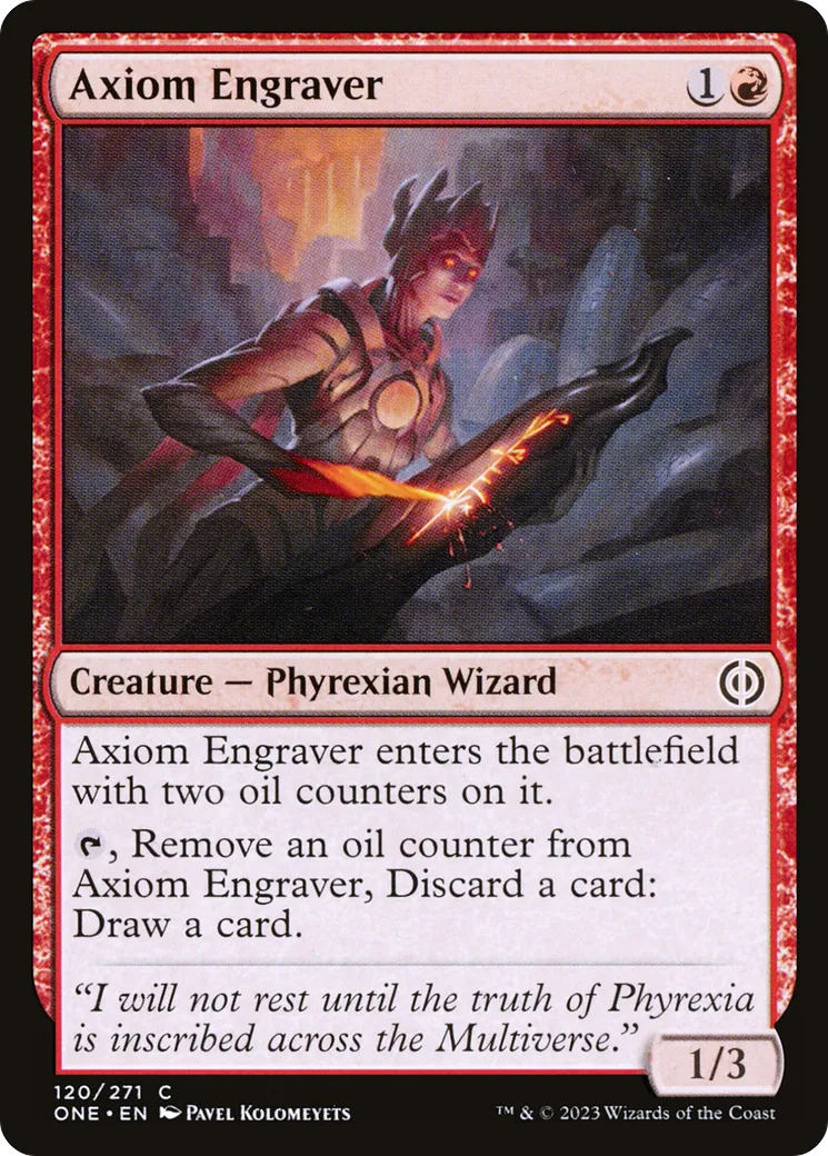 Axiom Engraver — Phyrexia: All Will Be One — Magic: The Gathering