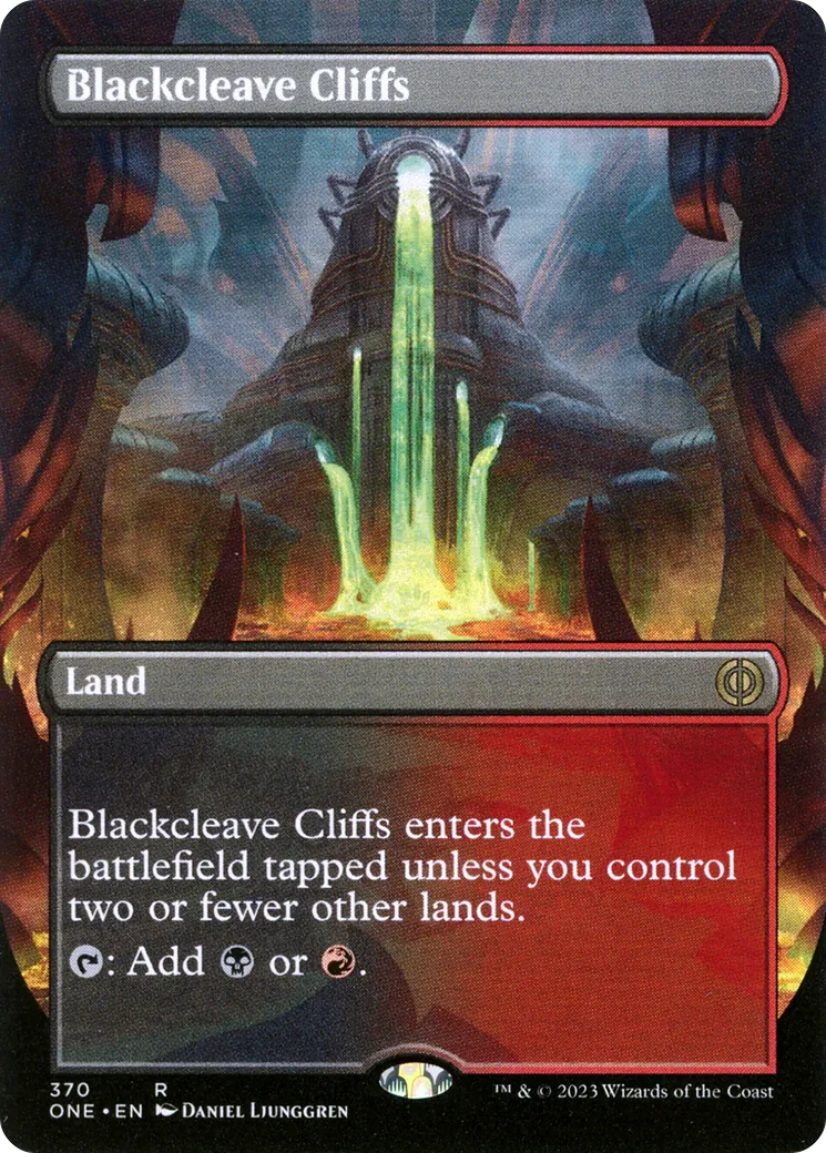 Blackcleave Cliffs from Phyrexia: All Will Be One - Magic: The Gathering