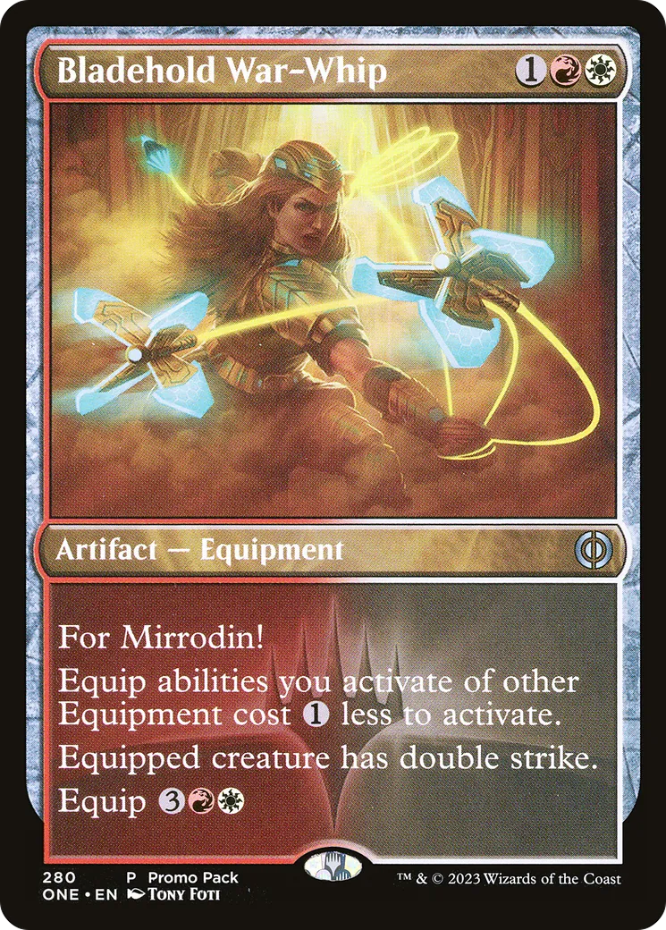 Fouet de guerre de Fortcoutel — Phyrexia: All Will Be One — Magic: The Gathering