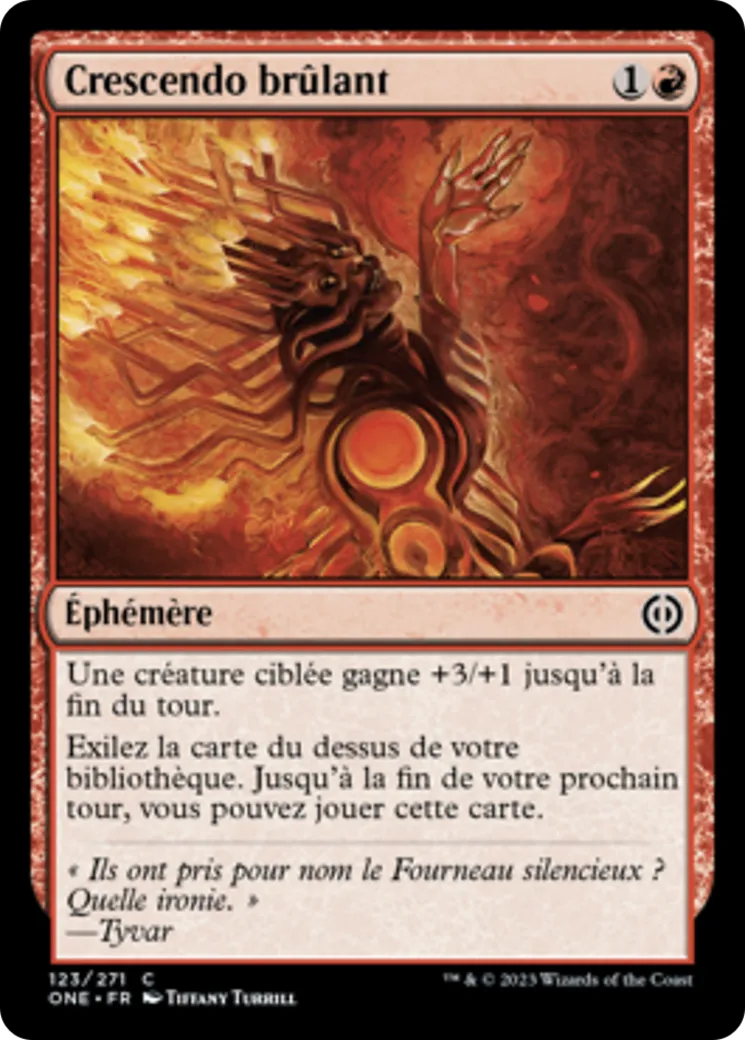 Crescendo brûlant — Phyrexia: All Will Be One — Magic: The Gathering