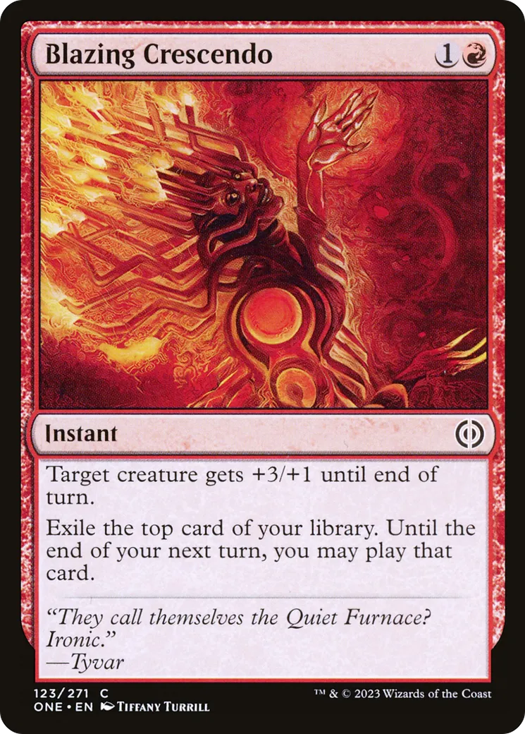 Crescendo brûlant — Phyrexia: All Will Be One — Magic: The Gathering