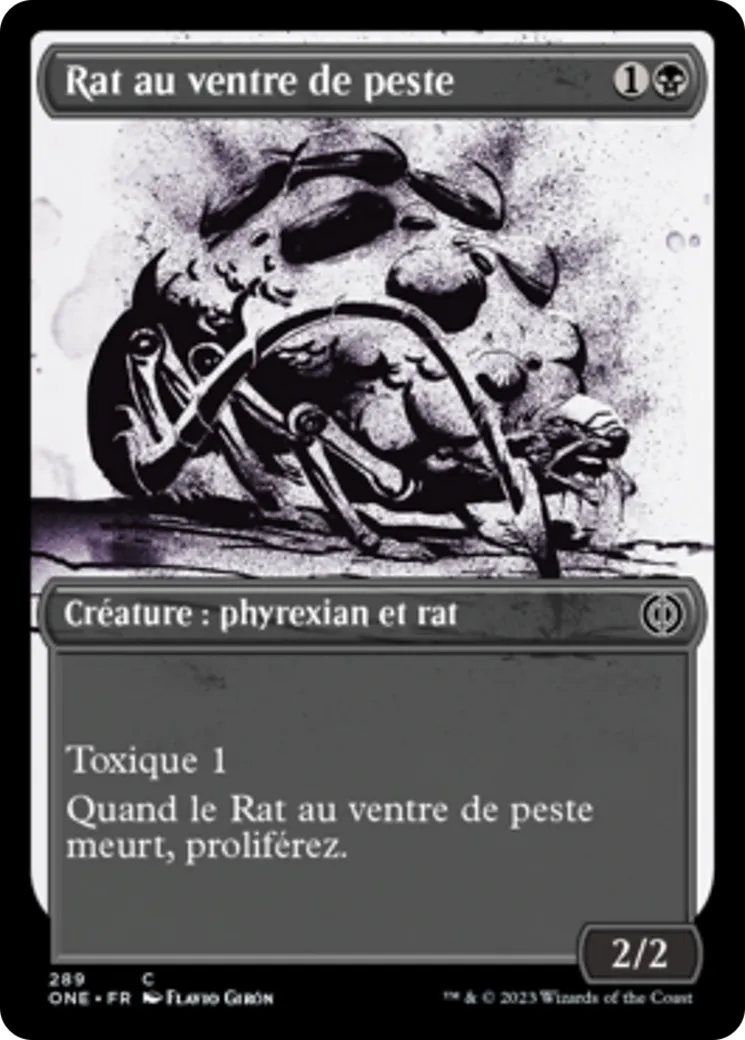Rat au ventre de peste — Phyrexia: All Will Be One — Magic: The Gathering