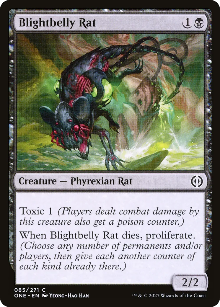 Rat au ventre de peste — Phyrexia: All Will Be One — Magic: The Gathering