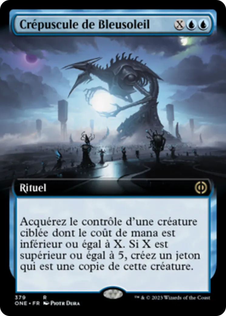 Crépuscule de Bleusoleil — Phyrexia: All Will Be One — Magic: The Gathering