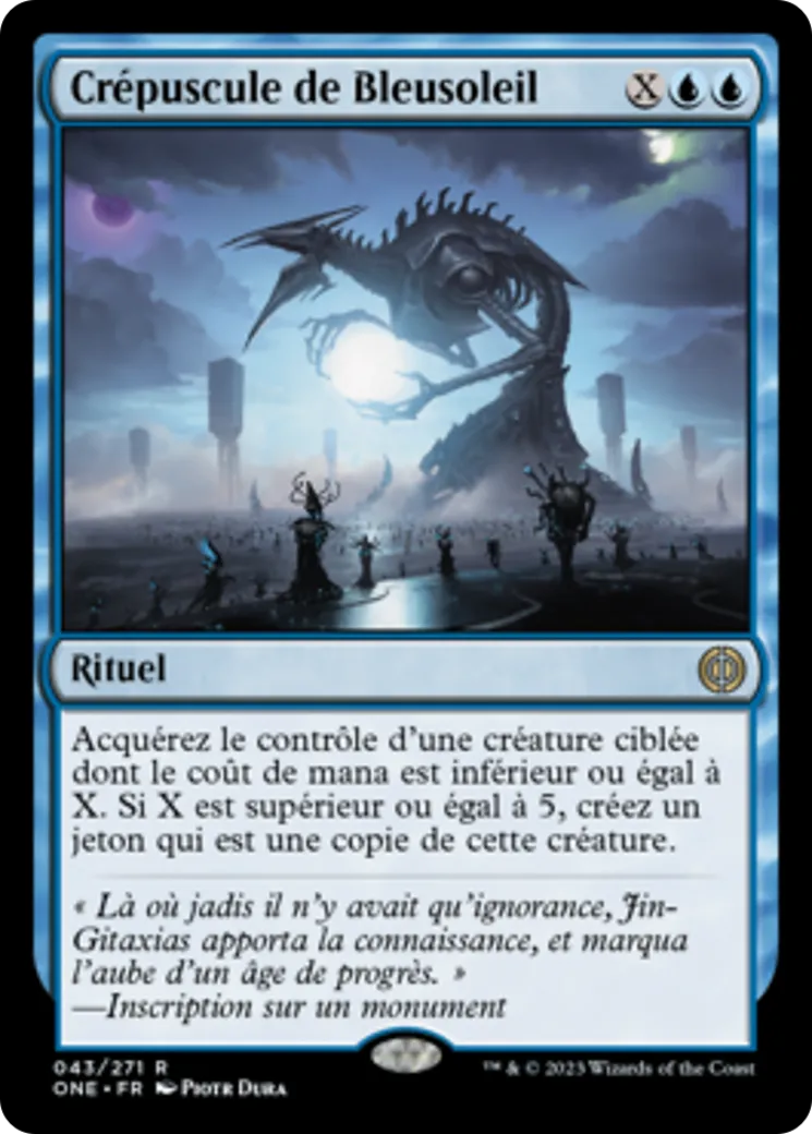 Crépuscule de Bleusoleil — Phyrexia: All Will Be One — Magic: The Gathering