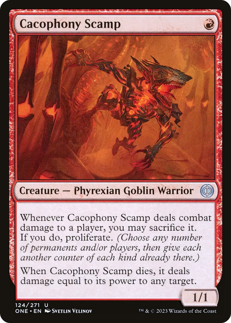 Galopin cacophonique — Phyrexia: All Will Be One — Magic: The Gathering