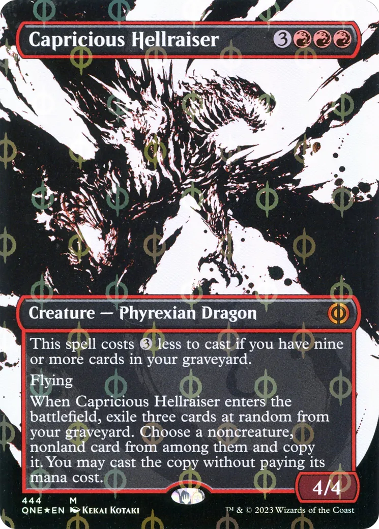 Capricious Hellraiser — Phyrexia: All Will Be One — Magic: The Gathering