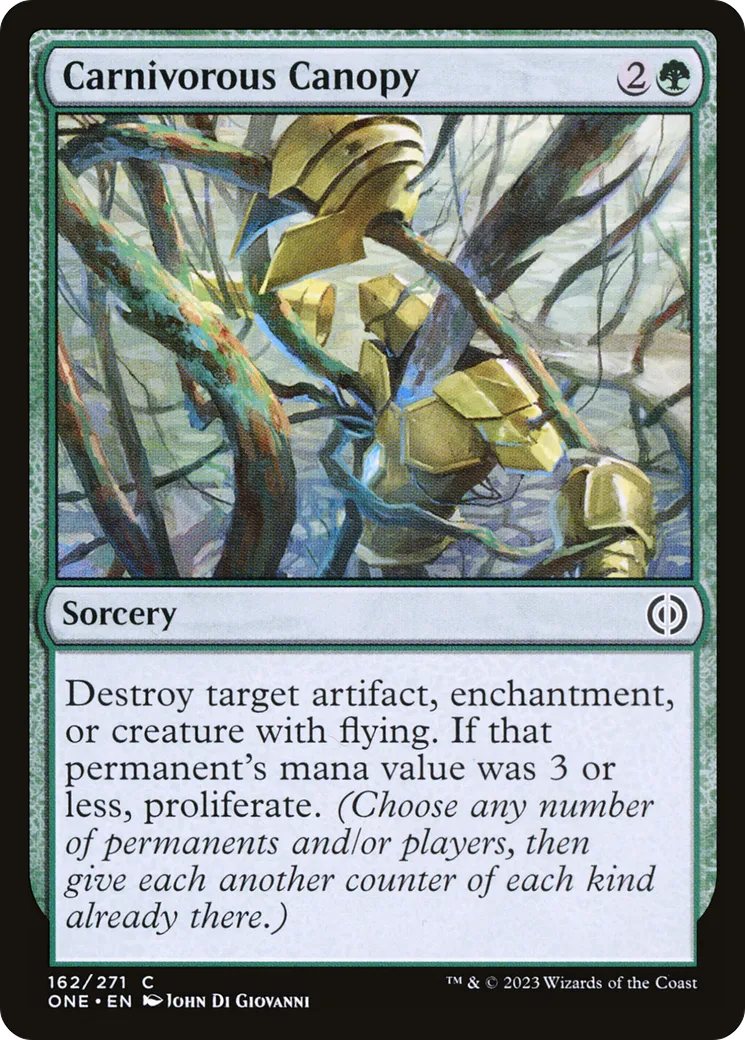 Canopée carnivore — Phyrexia: All Will Be One — Magic: The Gathering