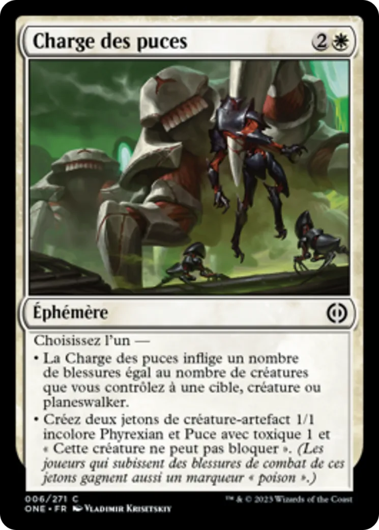 Charge des puces — Phyrexia: All Will Be One — Magic: The Gathering
